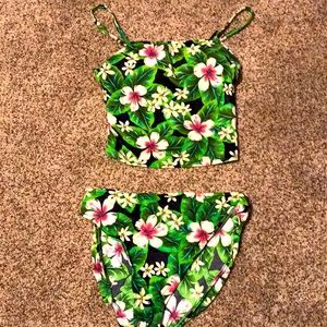 Floral swim suit